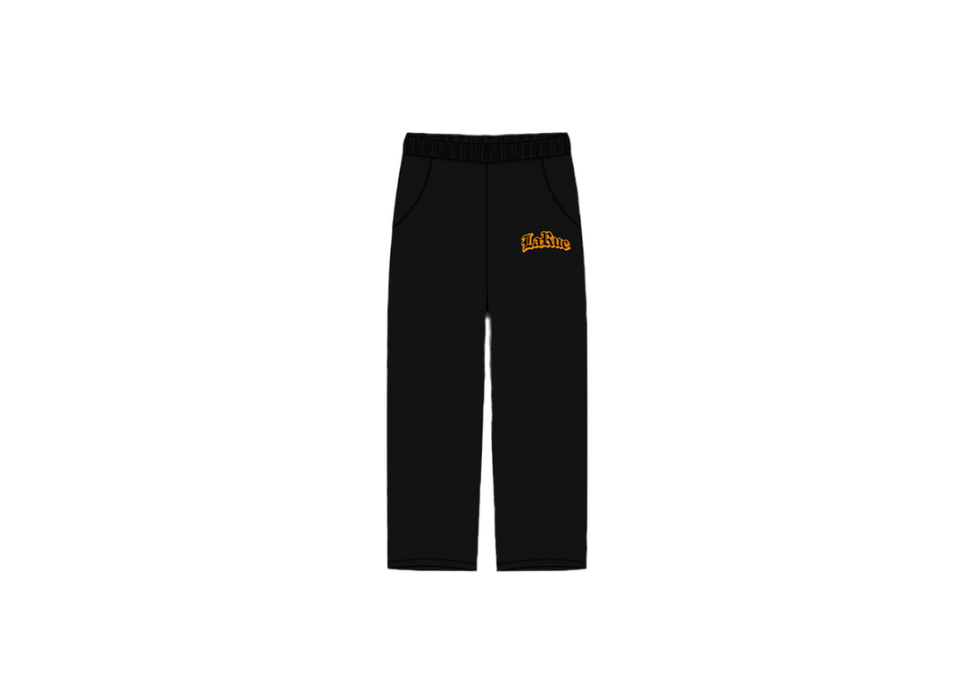 LA RUE FLEECE-TRACKPANTS ORANGE