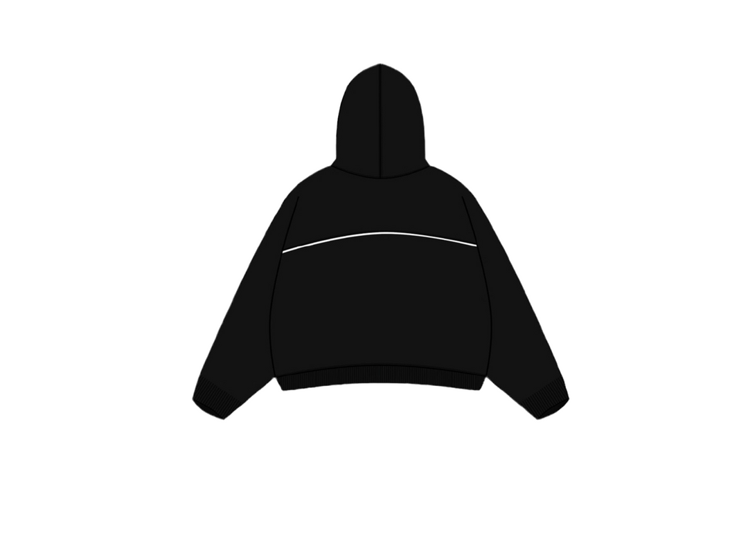 LA RUE FLEECE-HOODIE ORANGE