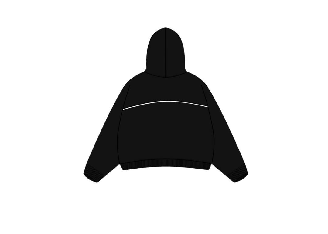 LA RUE FLEECE-HOODIE TIFFANY